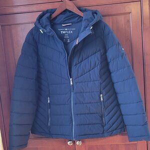 Tommy Hilfiger Hooded Packable Jacket - NEW